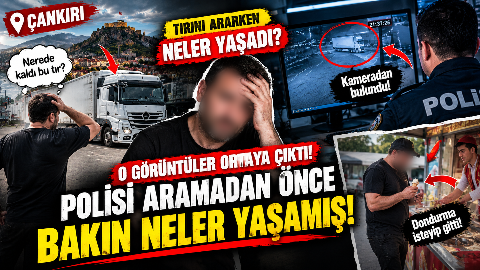 Tırını Ararken Neler Yaşadı O Görüntüler Ortaya Çıktı! Polisi Aramadan Önce Bakın Neler Yaşamış!
