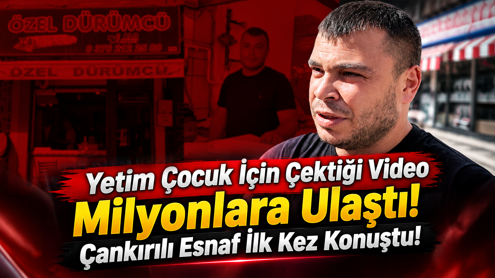 Yetim Çocuk İçin Çektiği Video Milyonlara Ulaştı! Çankırılı Esnaf İlk Kez Konuşt-1
