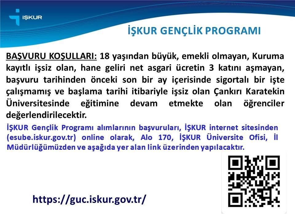Çankırı’da Üniversitelilere İşkur Müjdesi! 648 Kişi Alınacak (2)
