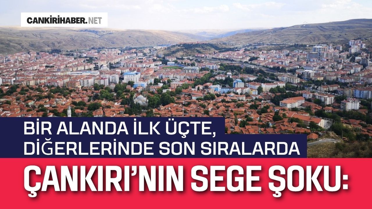 Çankırı’nın SEGE Şoku: Bir Alanda İlk Üçte, Diğerlerinde Son Sıralarda