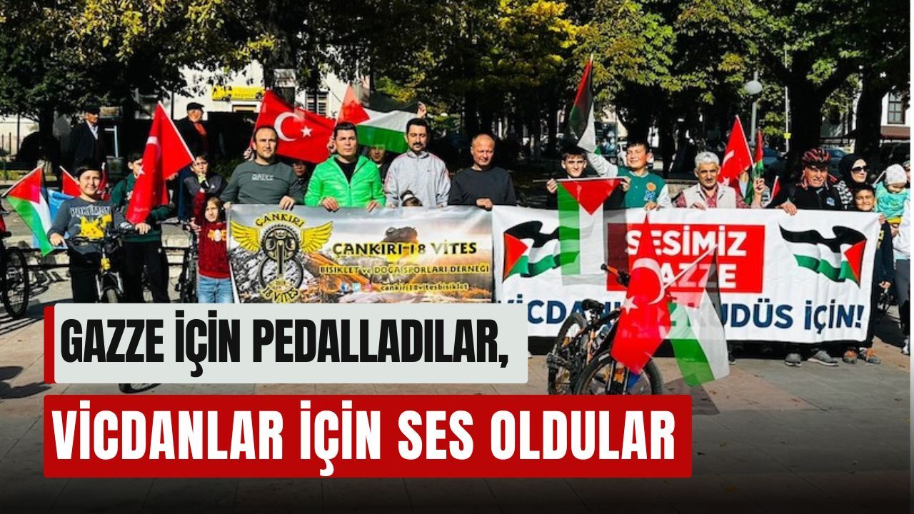 Gazze İçin Pedalladılar, Vicdanlar İçin Ses Oldular