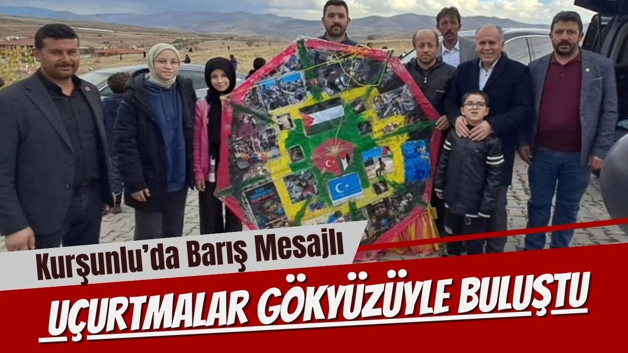 Kurşunlu’da Barış Mesajlı Uçurtmalar Gökyüzüyle Buluştu