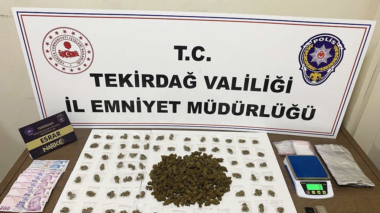 Tekirdağ Emniyeti Narkotik Operasyonunda 12 Şüpheli Cezaevine Gönderildi