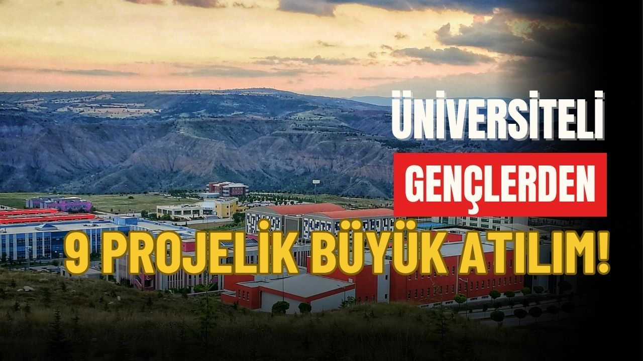Üniversiteli Gençlerden 9 Projelik Büyük Atılım!