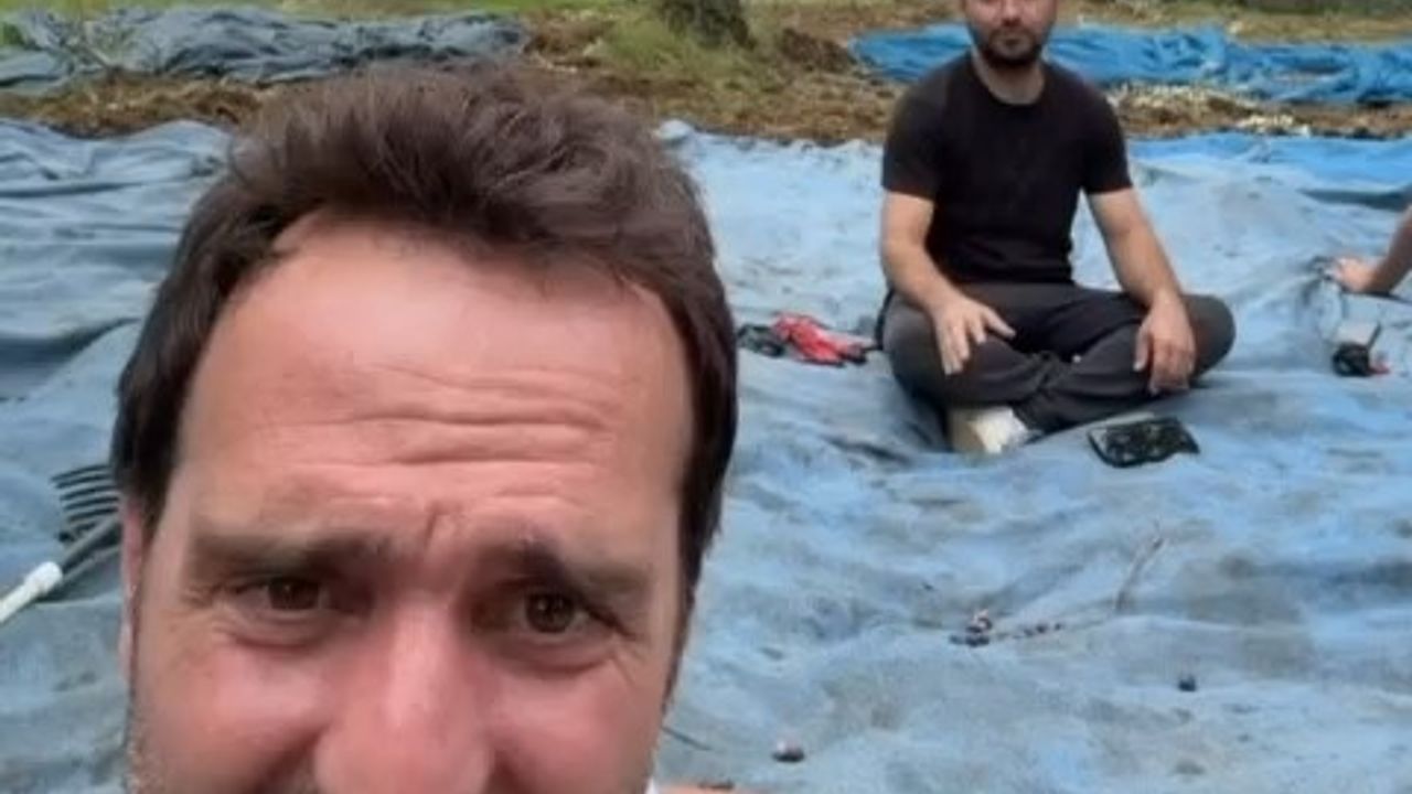 Ünlü Oyuncu Timur Acar İznik’te Zeytin Hasadına Başladı