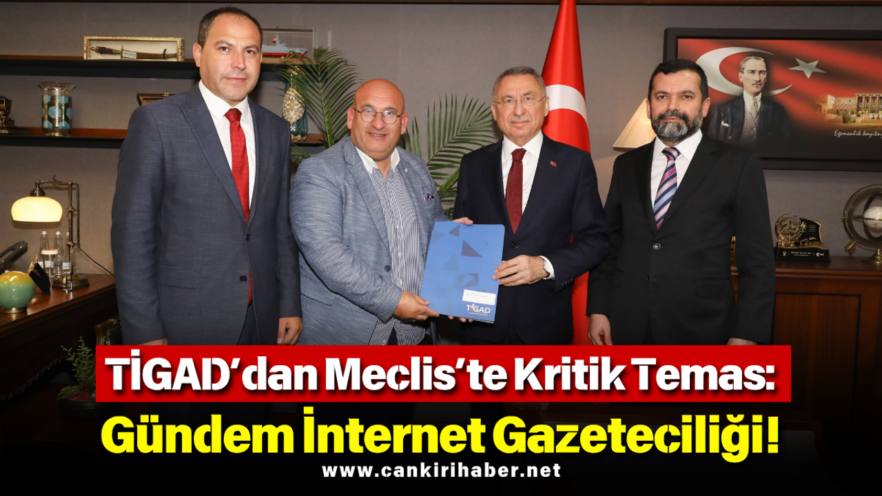 TİGAD’dan Meclis’te Kritik Temas: Gündem İnternet Gazeteciliği!