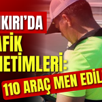 Çankırı’da Trafik Denetimleri: 110 Araç Men Edildi!