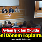 Ayhan Işık’tan okulda yeni dönem toplantısı!