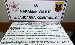 Karaman’da tarihi eser operasyonu jandarmalar tarafından tarihi eser operasyonu