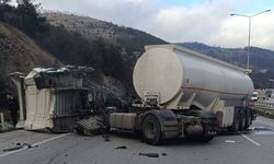 Samsun'da tanker kamyonla çarpıştı: 1 yaralı