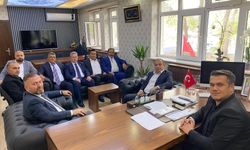Şabanözü Belediye Başkanı Özcan’dan Eldivan Belediye Başkanı Lafcı’ya ziyaret