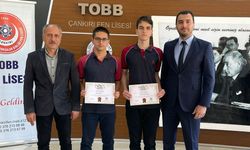 Çankırı TOBB Fen Lisesinden Matematik Alanında Türkiye Derecesi
