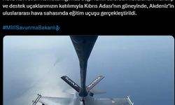 Türk Hava Kuvvetleri, Kıbrıs'ın güneyinde eğitim uçuşu gerçekleştirdi