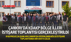 Çankırı'da KDAKP Bölge İlleri istişare toplantısı gerçekleştirildi