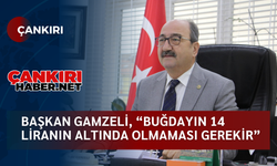 Başkan Gamzeli, “Buğdayın 14 liranın altında olmaması gerekir”