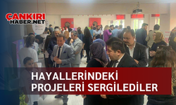 Hayallerindeki projeleri sergilediler