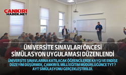 Üniversite Sınavları Öncesi Simülasyon Uygulaması Düzenlendi