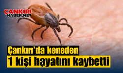 Çankırı’da keneden 1 kişi hayatını kaybetti