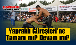 48.ci Geleneksel Yapraklı Yağlı Pehlivan Güreşleri’ne tamam mı? Devam mı?