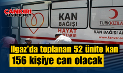 Ilgaz’da toplanan 52 ünite kan 156 kişiye can olacak