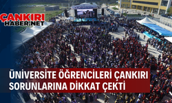 Üniversite öğrencileri Çankırı sorunlarına dikkat çekti