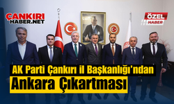 AK Parti Çankırı İl Başkanlığı’ndan Ankara Çıkartması