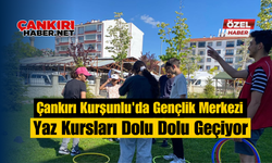 Çankırı Kurşunlu'da Gençlik Merkezi Yaz Kursları Dolu Dolu Geçiyor