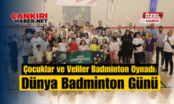 Çocuklar ve Veliler Badminton Oynadı: Dünya Badminton Günü