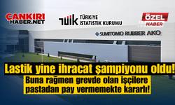 Lastik yine ihracat şampiyonu oldu!