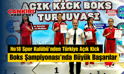 No18 Spor Kulübü'nden Türkiye Açık Kick Boks Şampiyonası'nda Büyük Başarılar