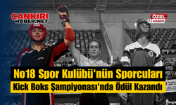 No18 Spor Kulübü'nün Sporcuları Kick Boks Şampiyonası'nda Ödül Kazandı