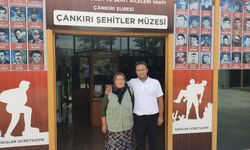 Şehit Dilaver Karsavuranoğlu'nun Ailesi Çankırı Şehitler Müzesi'nde