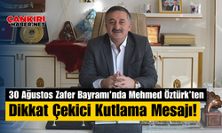 30 Ağustos Zafer Bayramı’nda Mehmed Öztürk’ten Dikkat Çekici Kutlama Mesajı!