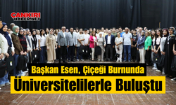 Başkan Esen, Çiçeği Burnunda Üniversitelilerle Buluştu