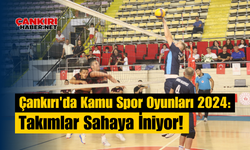 Çankırı'da Kamu Spor Oyunları 2024: Takımlar Sahaya İniyor!