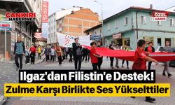 Ilgaz'dan Filistin'e Destek! Zulme Karşı Birlikte Ses Yükselttiler