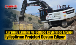 Kurşunlu Eskiahır ve Göllüce Köylerinde Altyapı İyileştirme Projeleri Devam Ediyor