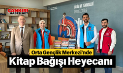 Orta Gençlik Merkezi'nde Kitap Bağışı Heyecanı