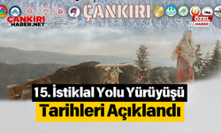 15. İstiklal Yolu Yürüyüşü Tarihleri Açıklandı