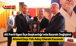 AK Parti Ilgaz İlçe Başkanlığı'nda Bayrak Değişimi: Ahmet Dayı Tek Aday Olarak Kazandı