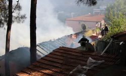 Amasya’da yangın felaketi: Üç ev kül oldu