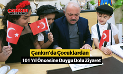 Çankırı’da Çocuklardan 101 Yıl Öncesine Duygu Dolu Ziyaret