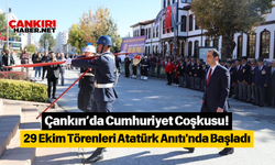 Çankırı’da Cumhuriyet Coşkusu! 29 Ekim Törenleri Atatürk Anıtı'nda Başladı