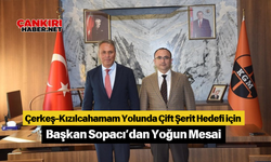 Çerkeş-Kızılcahamam Yolunda Çift Şerit Hedefi için Başkan Sopacı’dan Yoğun Mesai