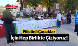 Filistinli Çocuklar İçin Hep Birlikte Çiziyoruz!