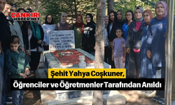 Şehit Yahya Coşkuner, Öğrenciler ve Öğretmenler Tarafından Anıldı