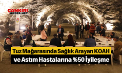 Tuz Mağarasında Sağlık Arayan KOAH ve Astım Hastalarına %50 İyileşme