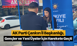 AK Parti Çankırı İl Başkanlığı, Gençler ve Yeni Üyeler İçin Harekete Geçti