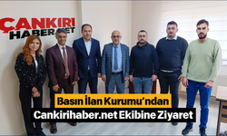 Basın İlan Kurumu’ndan Cankirihaber.net Ekibine Ziyaret