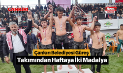 Çankırı Belediyesi Güreş Takımından Haftaya İki Madalya